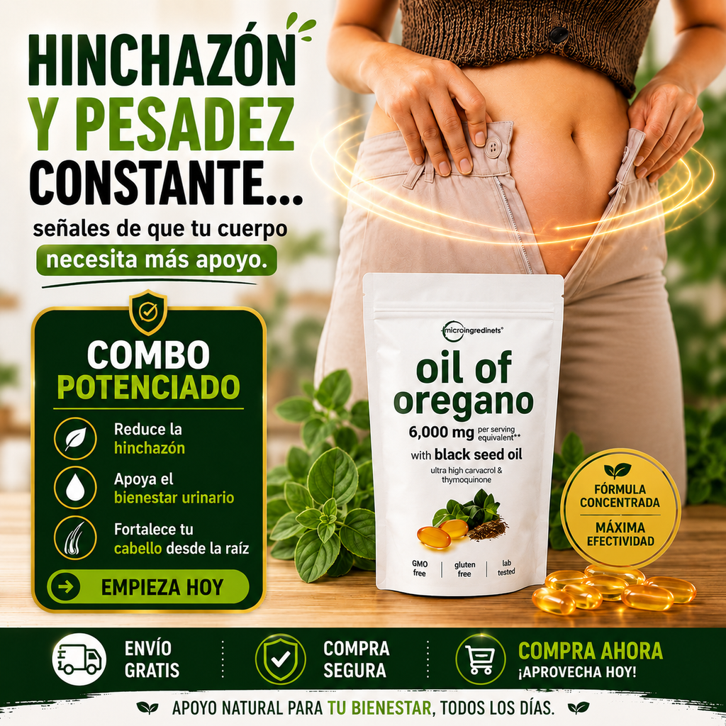 🌿 SUPER: !Aceite de orégano con una oferta imperdible! (🎁+ Ebook Grátis )